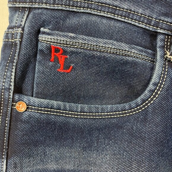 Ralph Lauren Jeans Mens Size 36 (actual Size 34) Blue Straight - Picture 2 of 15